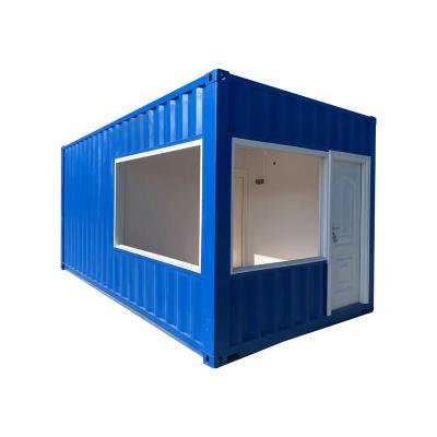 China Modern Quality Assurance Kiosk Container Guard Sentry Booth Container New In Service House for sale