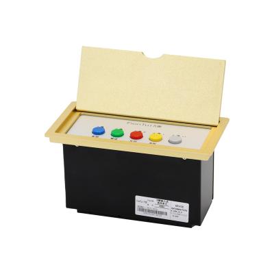 China Audio Conference System Voting System Digital 5 Key Enclosed Voting Unit For Conference Room for sale