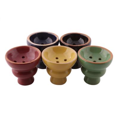 China Hot selling high quality clay ceramic shisha accessories SYW-616001659837 shesha hookah bowl for sale