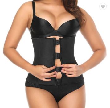 China 3008 Antibacterial Women Slimming Neoprene Zipper Waist Trainer Shapers Waist Cincher with Zipper and Hook for sale