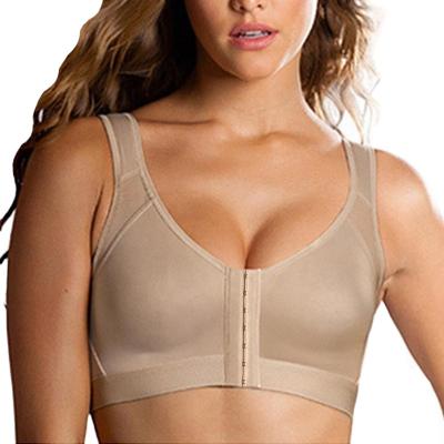 China 4091 Factory Wholesale QUICK DRY Front Bra Care Posture Corrector Closure Bra Without Pad for sale