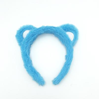 China Lovely Gift Custom Cute Plush Head Band OEM Plush Hair Bands for sale