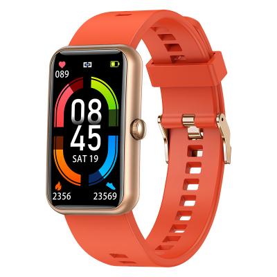 China MP3 Waterproof Heart Rate Blood Oxygen Fitness Tracker 2021 Full Playback Smart Watch L16 Smartwatch Voice Call Music Touch Round IP68 Smartwatch Heart for sale