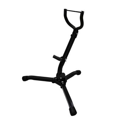 China Alto Tenor Folding Saxophone Tripod Stand Stand Instrument Accessories Foldable Portable Alto Tenor Saxophone Floor Stand for Alto Tenor Display for sale