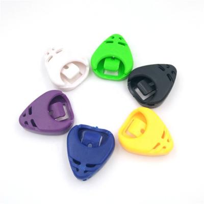 China Guitar Accessories Guitar Picks Box Plectrum Case Celluloid Mediator Durable Plastic Holders Bass Acoustic Guitar Electric Guitar Accessories for sale