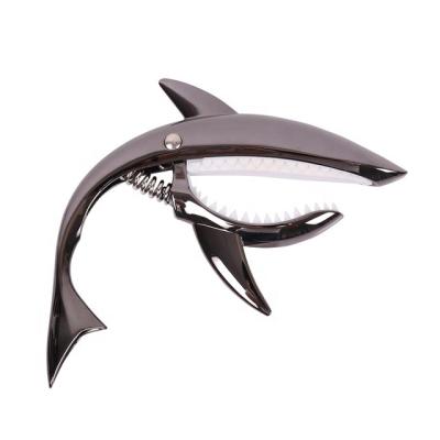 China Acoustic Guitar Accessories Quick Change Flange Electric Guitar Shark Capo Shark Capo Musical Instrument Acoustic Shark Capo Guitar Capo Shark Tuner for sale