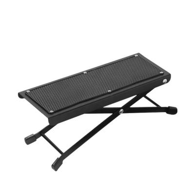 China Adjustable Foot Rest For Acoustic Guitar Foot Pedal Stool Classical Guitar Stool Pedal Footrest Adjustable Metal Footboard Instrument Footboard Waist Pad Foldable Guitar Foot Rest Adjustable Anti-Slip Stand for sale