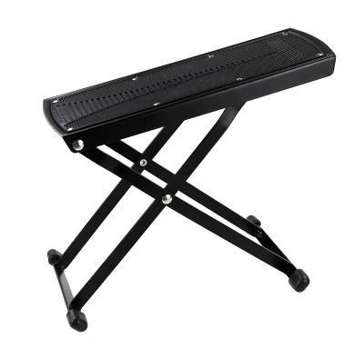 China Adjustable Foot Rest for Acoustic Classic High Quality Metal Pedal Guitar Height Adjustable Guitar Footrest Stools Playing Foldable Foot Support Guitar Pedal for sale