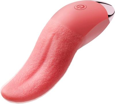 China Silicone Clitoral Tongue Licking Vibrator, Rechargeable Realistic Vaginal Nipples Clitoral Stimulator Vibrator and Waterproof Adult Sex Toys for sale