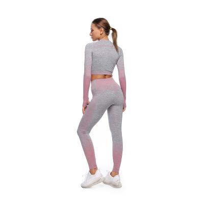 China Breathable Yoga Suit Seamless Sexy Fitness Yoga Wear for sale