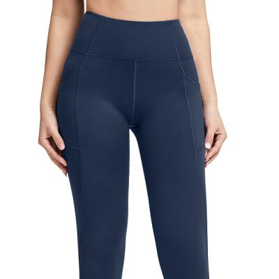 China Breathable Yoga Pants Womens Leggings Custom Made Yoga With Pockets Gym Leggings for sale