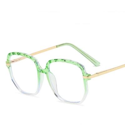 China For Qmoon Gradient Color Vintage Tr90 Reading Glasses Blue Light Blocking Glasses Frame For Women for sale