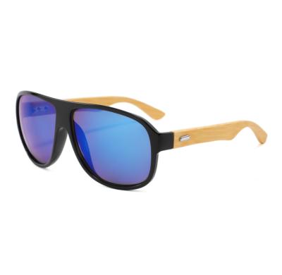 China 2021Qmoon Fashion Sunglasses Wholesale Cheap Wooden Bamboo Sunglasses Customized Logo Men Bamboo UV400 Sunglasses for sale