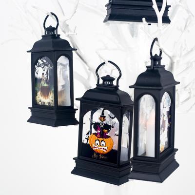 China Fashion Factory Supply Transparent Halloween Prop Candle Wind Light LED Bar Atmosphere Halloween Decoration Candles Led Lights for sale