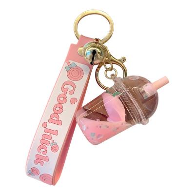 China Fashion Fruit Pattern Cute Key Chains Collection Acrylic Key Chain for sale