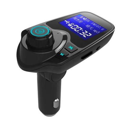 China Play Music/hands-free call/Charge T11 V5.0 Car MP3 Player Radio Wireless FM Transmitter with AUX Port Display Voltage read SD Card U-Disk Handsfree Car Kit for sale