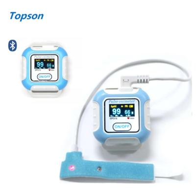 China High Quality Plastic Topson Apnea Diagnosis Wrist Pulse Oximeter With Watch Sleep Sieve for sale