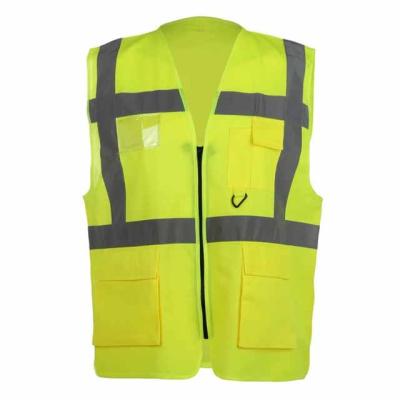 China Cheap High Visibility Logo Executive Hi Viz Safety Vest Safety Vest Custom Reflective Vest Safety Vest With Logo for sale