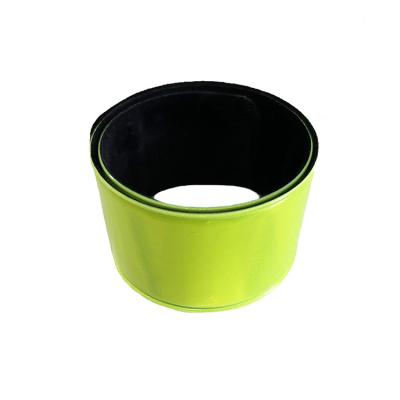 China Custom 2021 New Hi Visibility Fashion PVC Strength Armband One Size For All Yellow Reflective Armband for sale