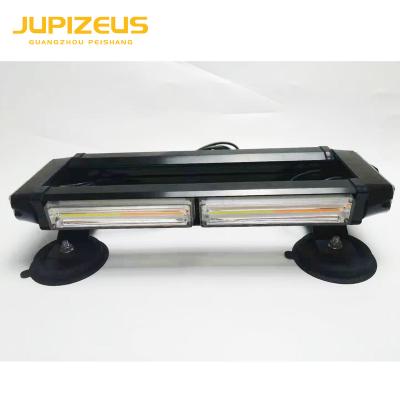 China PC+ Aluminum Alloy 32W Light Bar Roof Strobe Warning Light COB LED Off-Road Emergency Headlights Car Light for sale