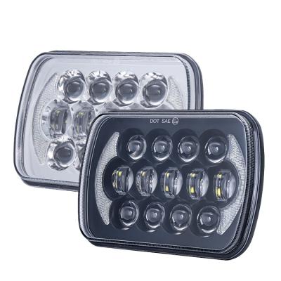 China Atuo Light System 85W 7 Aluminum Housing 5x7 7x6 Inch Led Headlight Driving Light For Jeep for sale