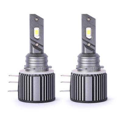 China Error Free Canbus H15 LED Car LED Headlights Aircraft-grade Bulb 60W Aluminum Car Headlights for sale