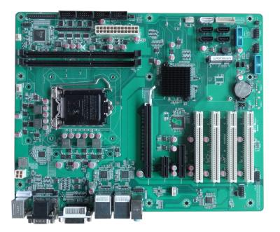 China ATX-B75AH2AC Industrial ATX Motherboard 2LAN 10COM 12USB 7 Slots for sale