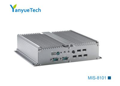 China Fanless Box PC / 1037U CPU Fanless Embedded Box Pc 2LAN 6COM 6 USB for sale