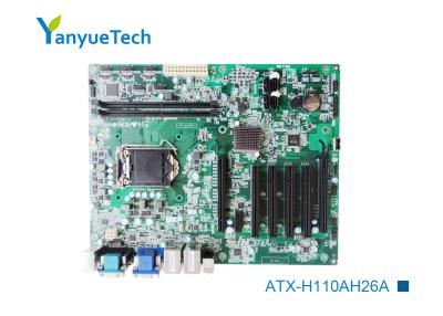 China ATX-H110AH26A industrielle ATX Motherboard Intel@ PCH H110 Motherboard-/ATX Chip 2 Schlitz 4 COM 10 USB 7 LAN-6 PCI zu verkaufen