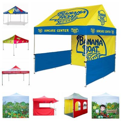 China POLY Promotion Customized 10x10 Custom Printed Canopy Tent For Sale for sale