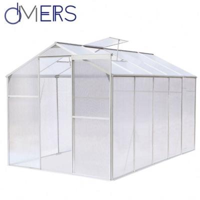 China Commercial cheap fruit plant flowers grow vegetables polycarbonate sheet agriculture green house for plastic for sale