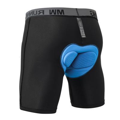 China Wholesale Custom Mens 3D Padded Bicycle Underwear Breathable Cycling Shorts for sale