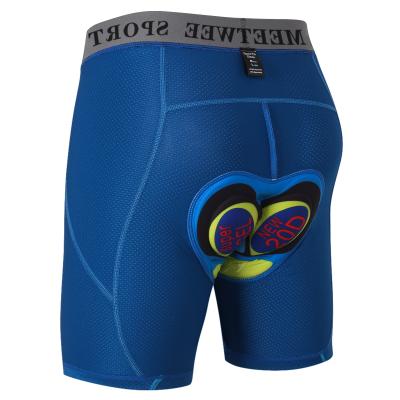 China Breathable quick dry custom mtb 3D unisex gel padded cycling shorts cycling underwear for sale