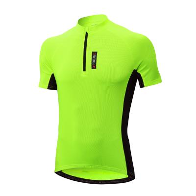 China Breathable Wholesale Custom Bike Short Sleeve Cycling Jersey Top For Men for sale