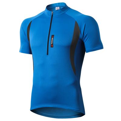 China Breathable Factory Customized Short Sleeve Mountain Bike Cycling Tank Tops With Reflective Tape MTB Strava Cycling Tank Top for sale