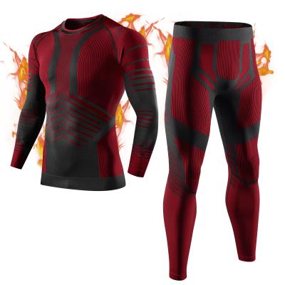 China 2021 New Arrival Men's Outdoor Sports Seamless Elastic Passionate Thermal Winter Thermal Clothing QUICK DRY for sale