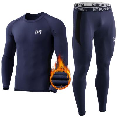 China Winter QUICK DRY 2 Piece Super Comfortable Thermal Underwear For Men Long Johns Thermal Underwear Sets for sale