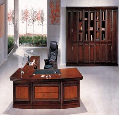 China BT 8014 Modern Oval Space Saving Executive Desk for sale