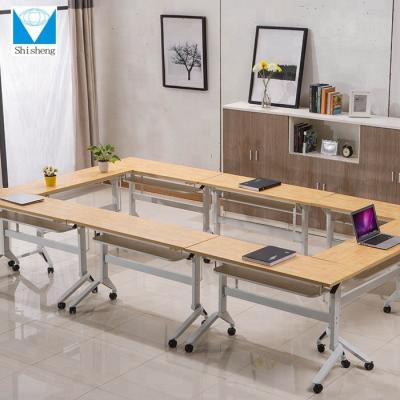 China Maintain.environmental hot sale modern style office furniture folding meeting training desk for sale