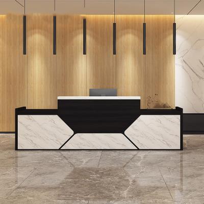 China (Size) luxury adjustable living room reception counter desk reception table for sale