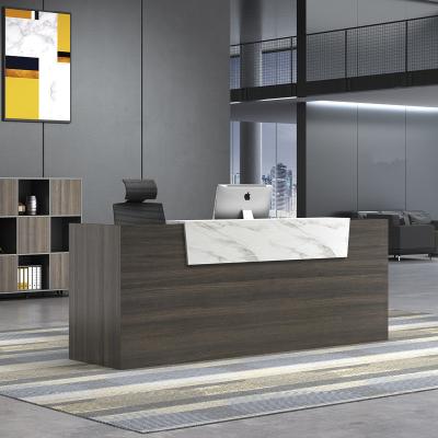 China Adjustable Table Front Office Reception Desk Modern Reception Counter (Size) for sale