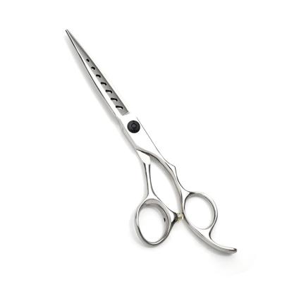 China Right Handed Scissors Silver High Quality Fashion 6 Inch Hairdressing Scissors Professional Hair Styling Tools for sale