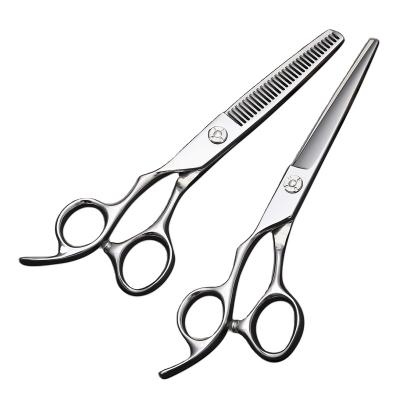 China Thinning Scissors 6.0 Inch Hairdressing Scissors Professional Left Special Flat Teeth Seamless Thinning Suit Hairdresser for sale