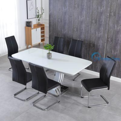 China Factory Store Expandable MDF Dining Set Simple Design Wood Dining Sets for sale