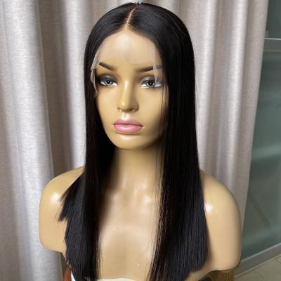 China Joywigs Straight Human Hair Wig Lace Front Wig Brazilian Hair 16inch Straight Natural Color 180% Density for sale