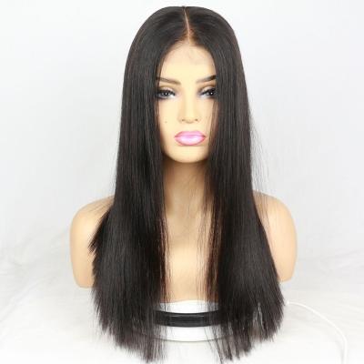 China Hd Silky Straight Transparent Lace Frontal Wigs 13x4 Lace Front Wig 100% Brazilian Human Hair Wig 180% Full Human Hair Wigs for sale