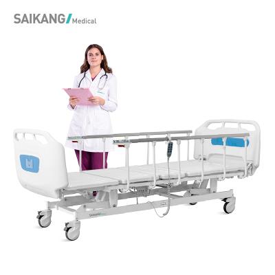 China ABS Factory Furniture D6w SAIKANG Multifunctional Foldable Medical Bed Siderails Hospital Commercial Metal Bed ICU Furniture for sale