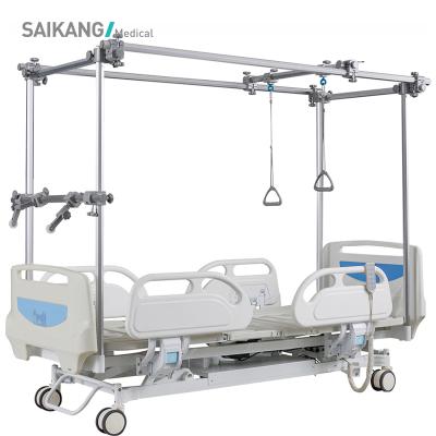 China GB8c Factory Furniture Medical Hospital Multifunctional Adjustable Patient Traction Electric Nursing Orthopedic Bed With Casters 2160*1060*(500-800)mm for sale