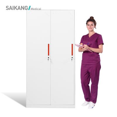 China SKH098-2 SAIKANG Instrumen Cabinets Stainless Steel Hospital Storage Locker Modern Office Medical Cabinets for sale