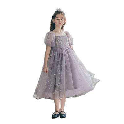 China 2022 breathable new Mesh Dress Princess Dress for summer girl dress for sale